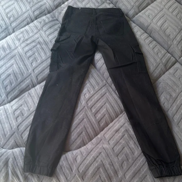 Women’s Black Cargo Pants - Picture 3 of 5